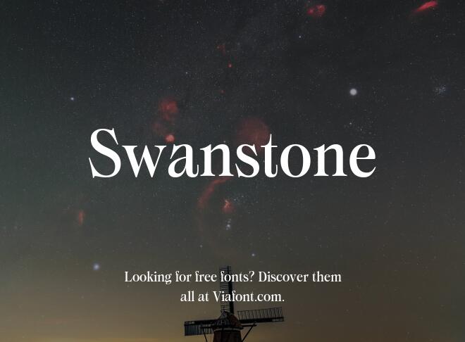 Swanstone Font