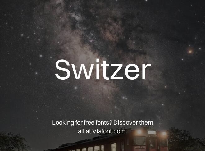 Switzer Font