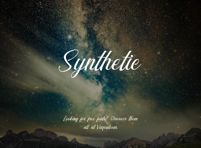 Synthetic Font