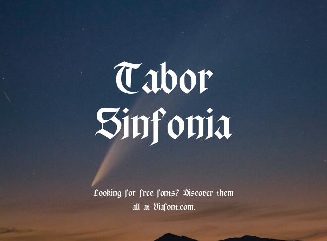 Tabor Sinfonia Font