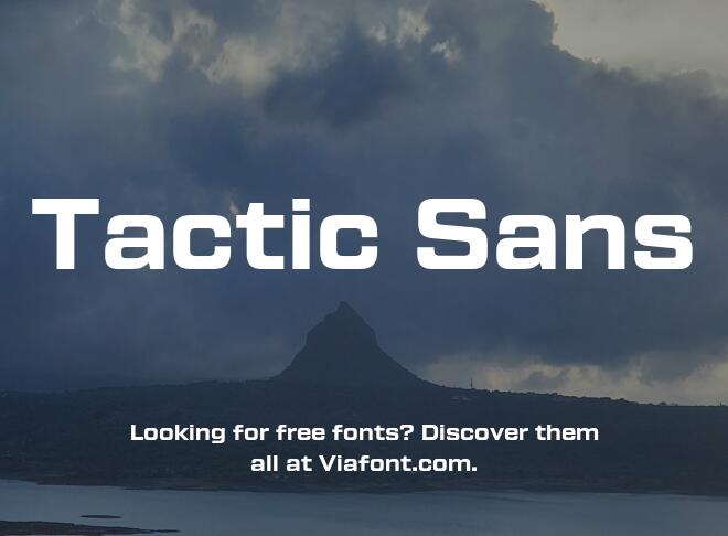 Tactic Sans Font