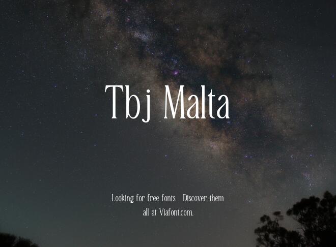 Tbj Malta Font