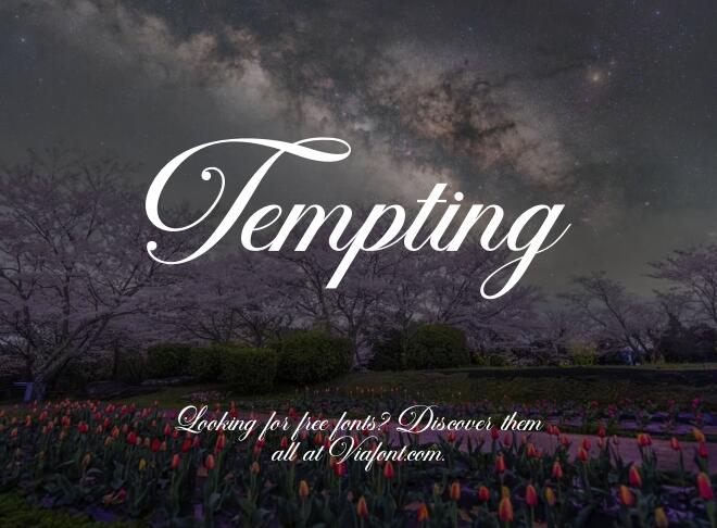 Tempting Font