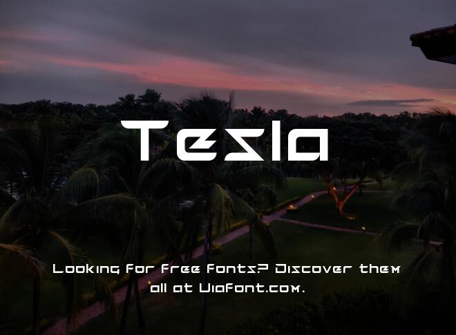 Tesla Font