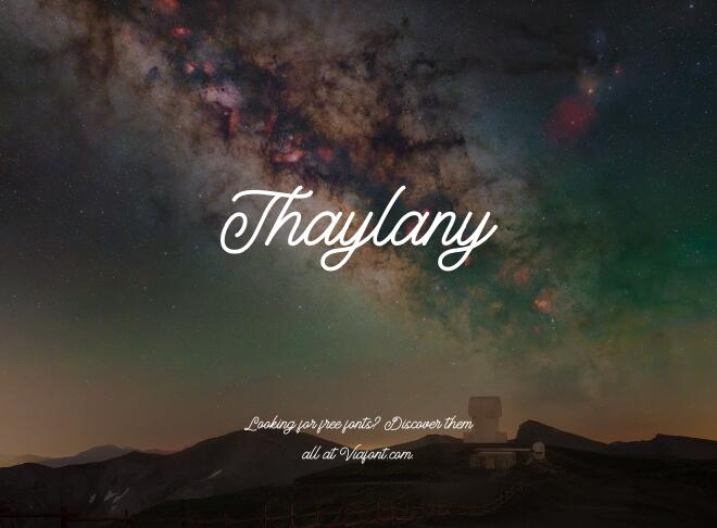 Thaylany Font