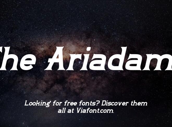 The Ariadama Font