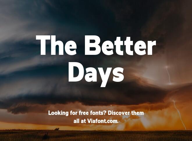 The Better Days Font
