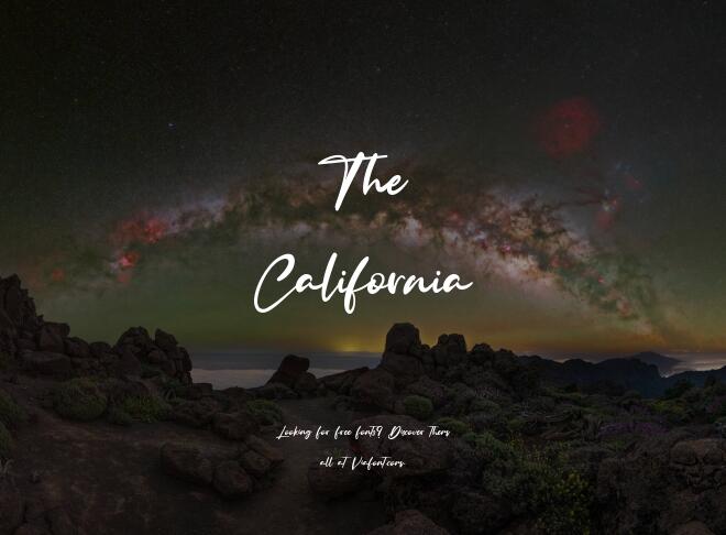 The California Font