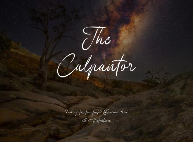 The Calpantor Font