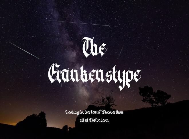 The Frankenstype Font