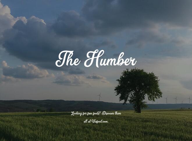 The Humber Font