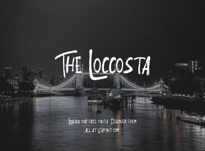 The Loccosta Font