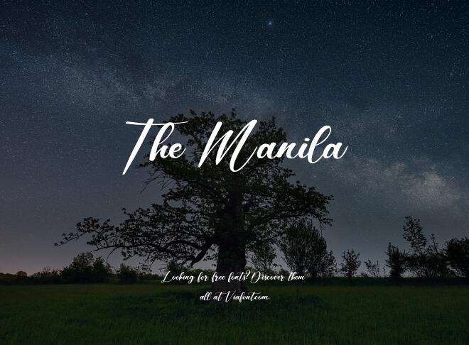 The Manila Font