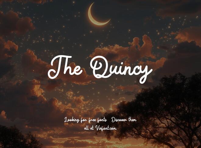 The Quincy Font