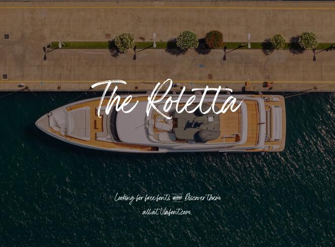 The Roletta Font