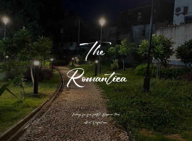 The Romantica Font
