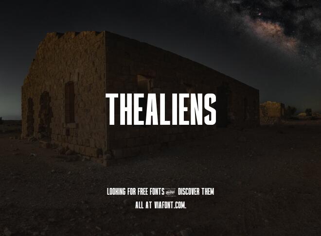 Thealiens Font