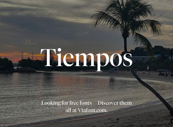 Tiempos Font Family