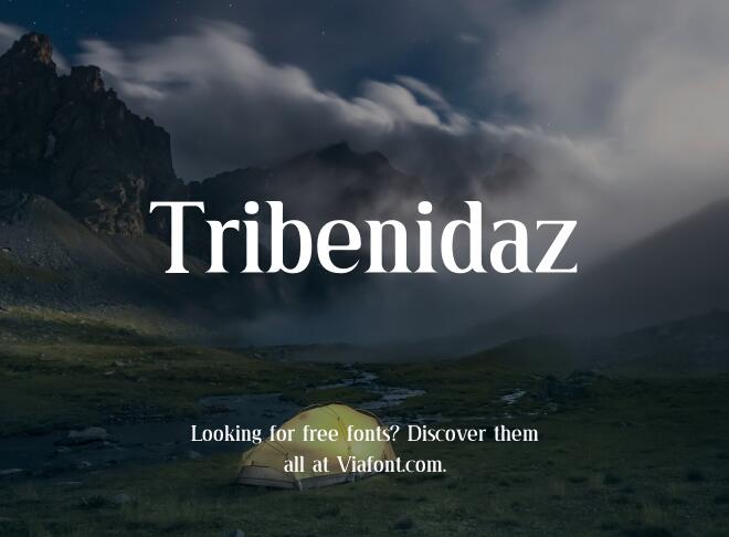 Tribenidaz Font