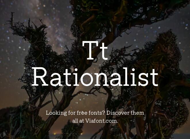 Tt Rationalist Font