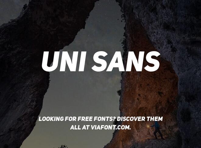Uni Sans Font