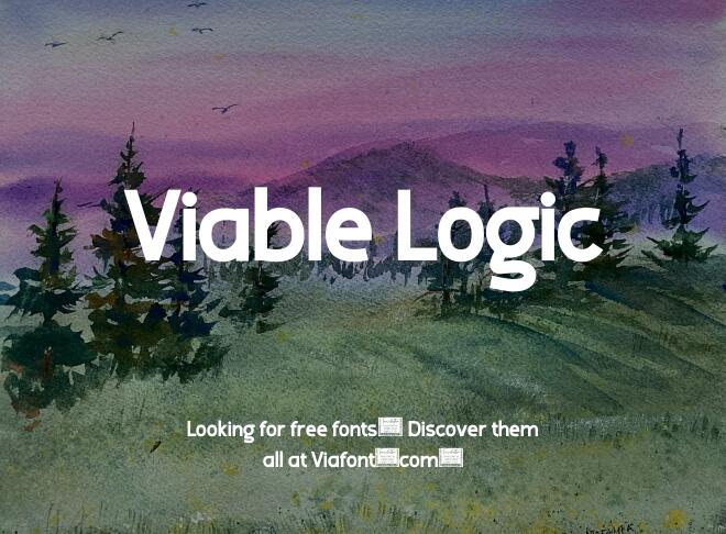 Viable Logic Font