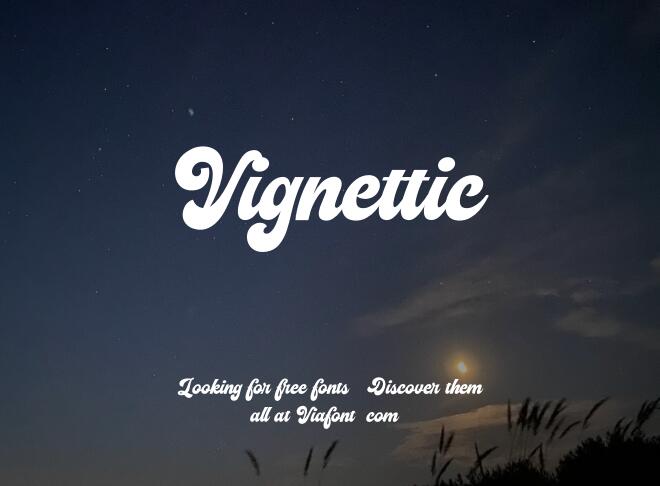 Vignettic Font