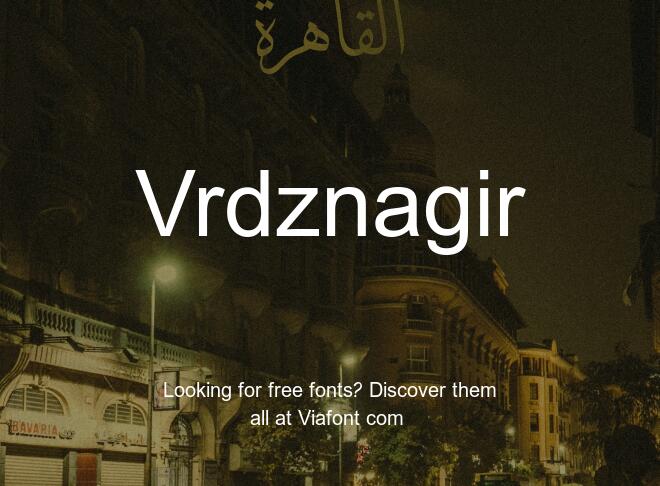 Vrdznagir Font