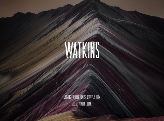 Watkins Font