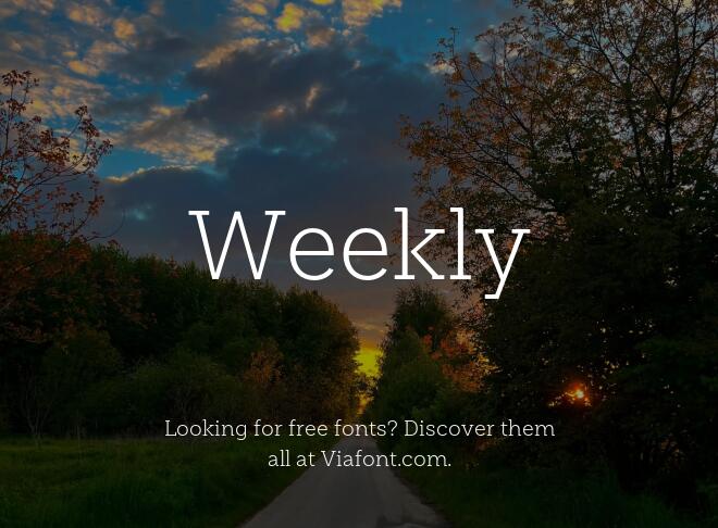 Weekly Font