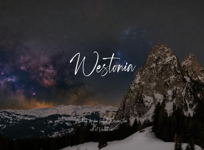 Westonia Font