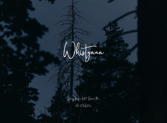 Whistyana Font