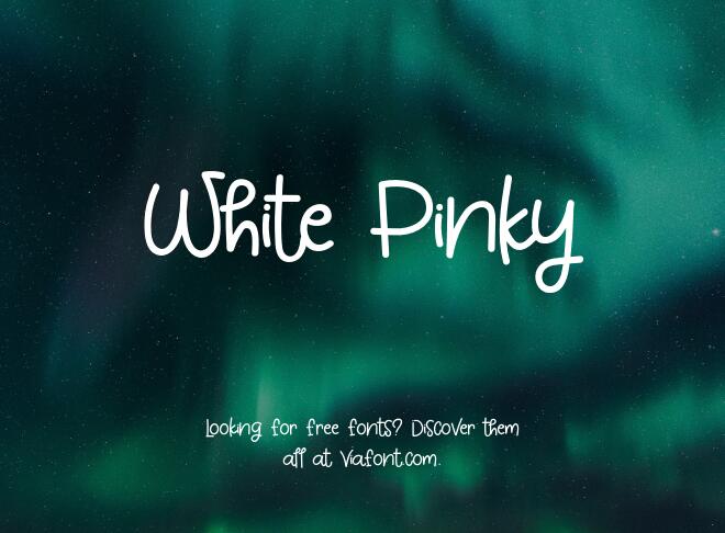 White Pinky Font