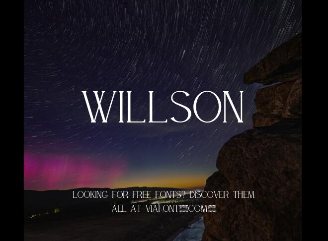 Willson Font