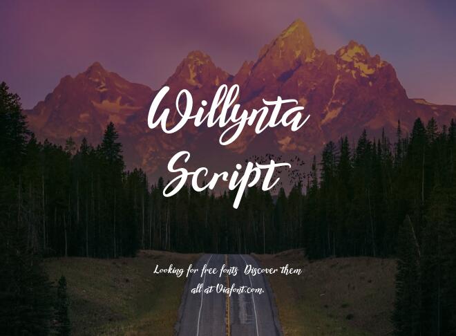Willynta Script Font