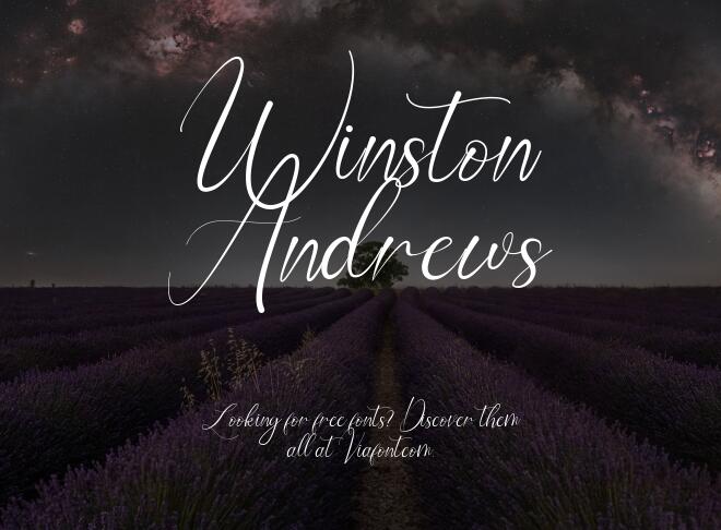 Winston Andrews Font