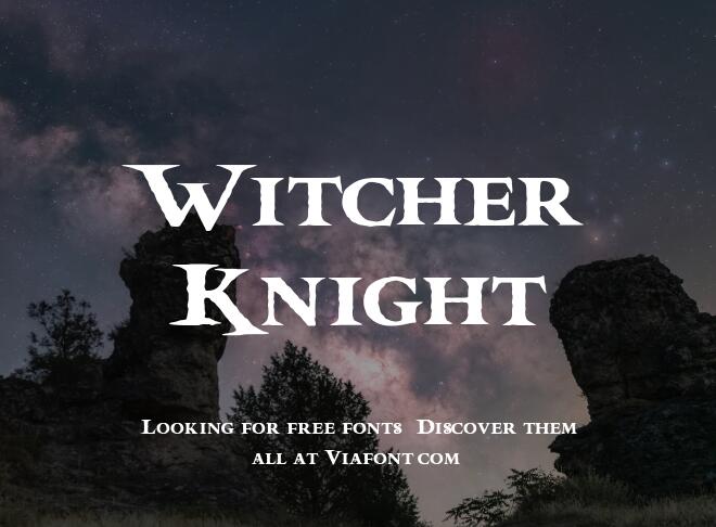 Witcher Knight Font