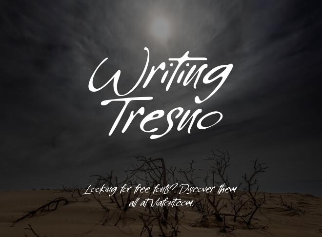 Writing Tresno Font