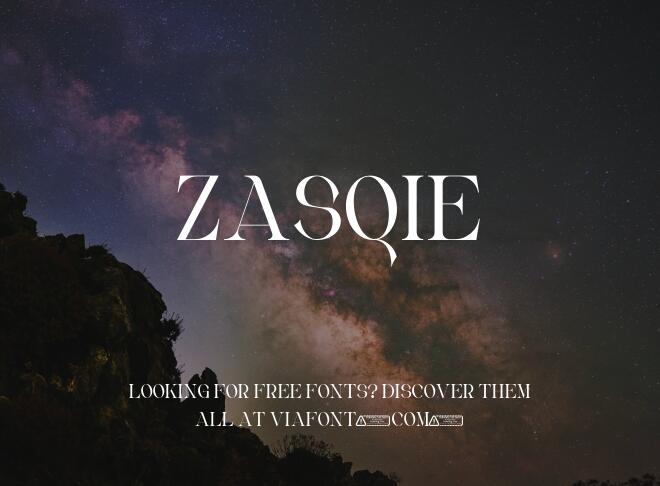 Zasqie Font