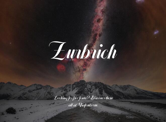 Zurbrich Font
